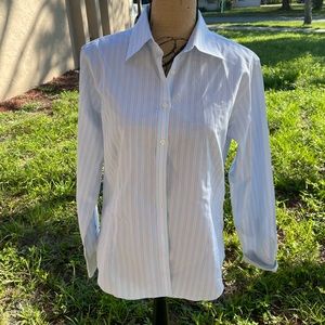 Brooks Brothers Fitted Cotton Stripe Shirt